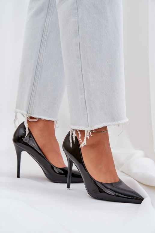 kõrge kontsaga Laque Ze Szpiczastymi Noskami msuud Omenra