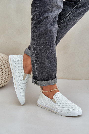 Slip-on Eko Pealhk Pealiste omad Spordijalatsid vabaaja jalanõud Koos pealdisega Elevandiluu värvi Zalinne