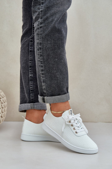 Paeltega ažuursed vabaajajalatsid Elevandiluu värvi Carinel 2