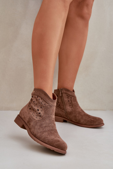 Saapad Pealiste omad laiade nööridega S.Barski HY51-113 pruunid värvi