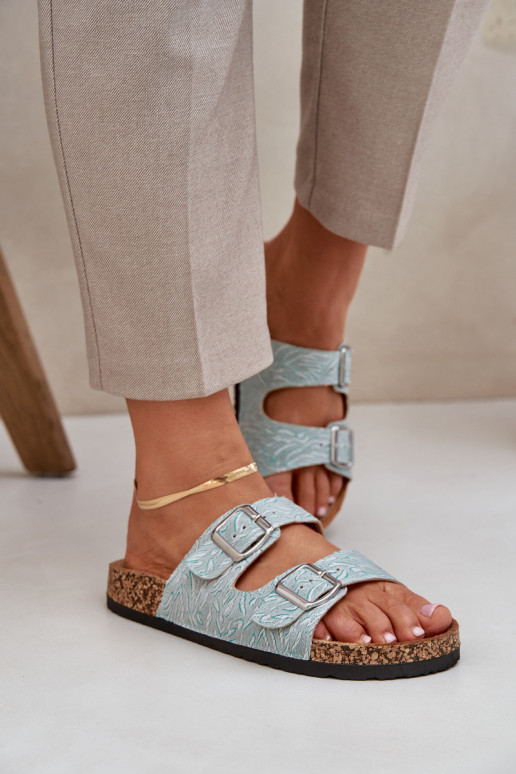 Riidest Plätud Korgitalla peal neetide ja pandlaga mündiroheline Atera