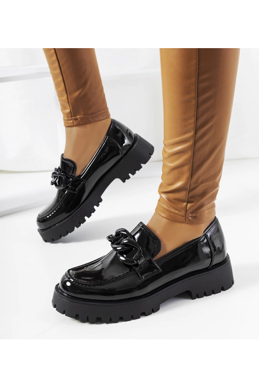 Mustad paksu tallaga lakknahast...