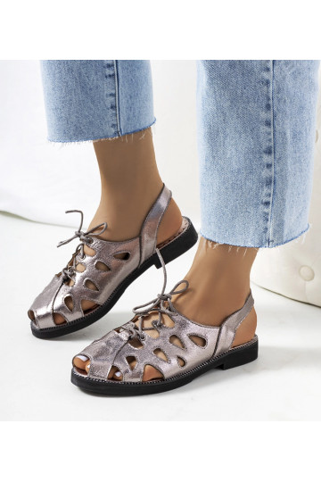 Hallid Vlis nöörsandaalid