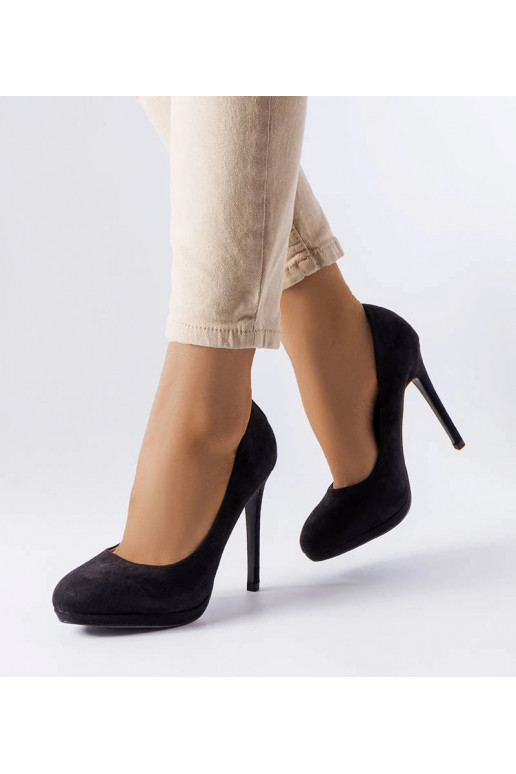 Bazinet mustad öko-seemisnahast pumbad