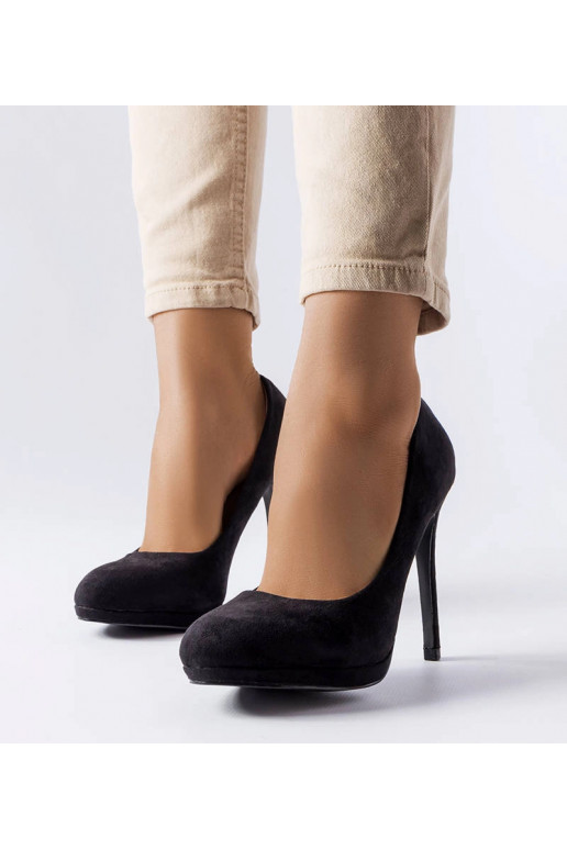 Bazinet mustad öko-seemisnahast pumbad