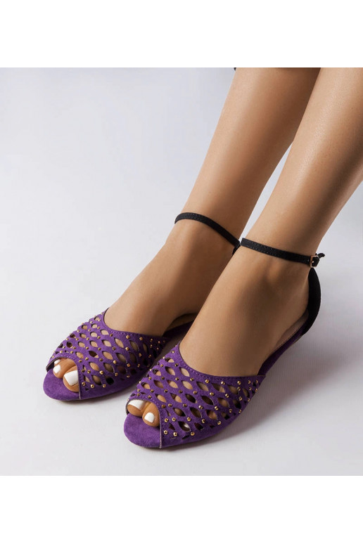 Lillad ažuursed sandaalid...