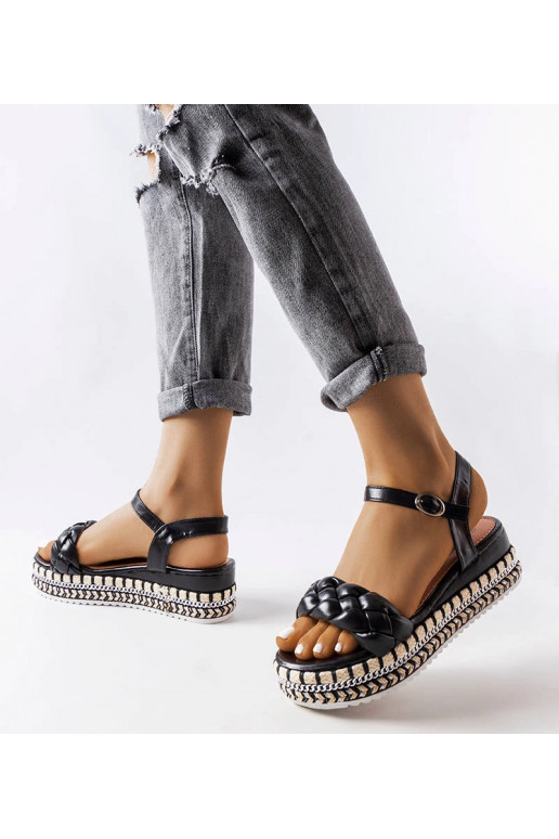 Katrin Black Platform Sandaalid