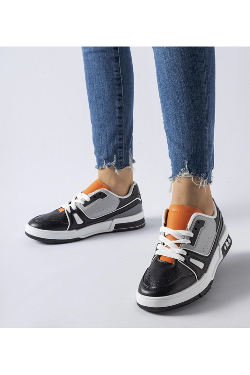 Mustad oranži keelega kingad Archie