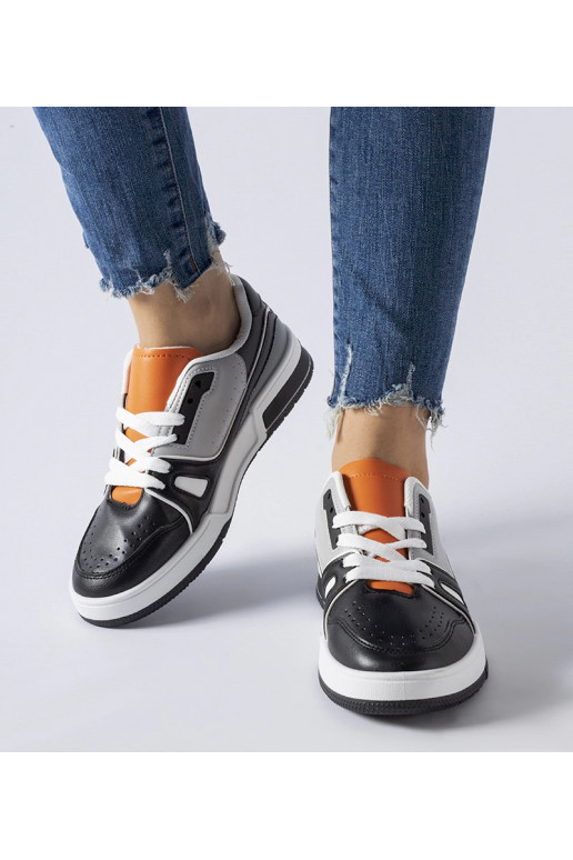 Mustad oranži keelega kingad Archie