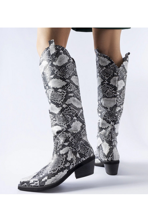 Chapin musta ja valge Snake Print... Chapin musta ja valge Snake Print...