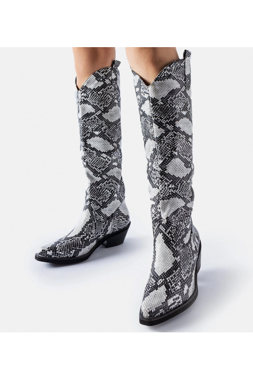 Chapin musta ja valge Snake Print... Chapin musta ja valge Snake Print...