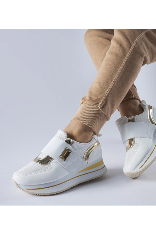 Sages White Slip-On Platform tossud