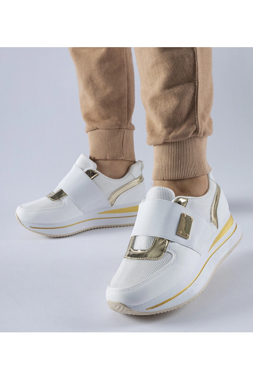 Sages White Slip-On Platform tossud