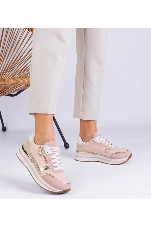 Roosad sporditossud platvormil kuldse...