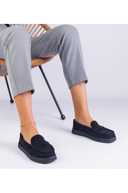 Mustad naiste kingad kunstnahast Sevilia