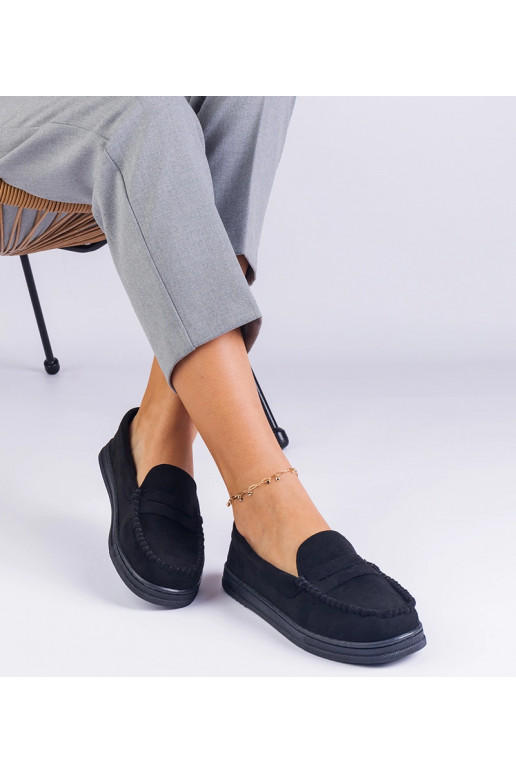 Mustad naiste kingad kunstnahast Sevilia