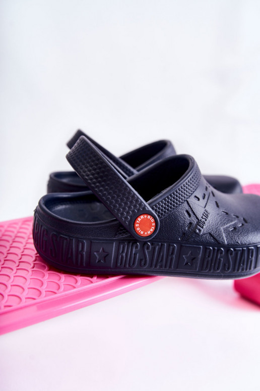 Laste jalanõud Kerged lehvidega Crocs Big Star II375002 tumesinist värvi
