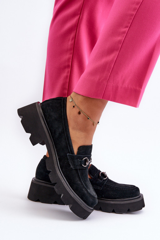 Naistemo Mokasiinid Zomšist Must Neloria Naistemo Mokasiinid Zomšist Must Neloria