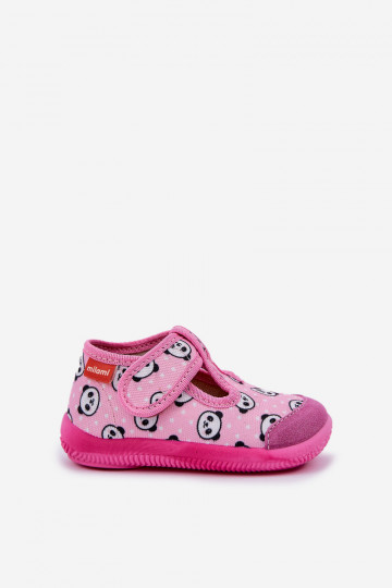 Sussid Milami Lastele elastsed kleeplindidega IN Panda Bear roosa Ambette 2