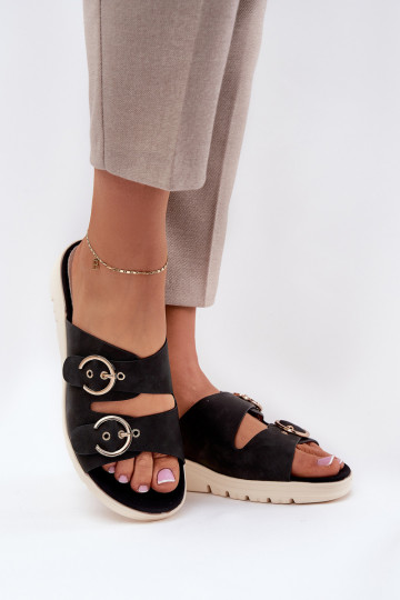 Valgus naiste plätud Kiilu peal neetide ja pandlaga msuud Hellexia 2