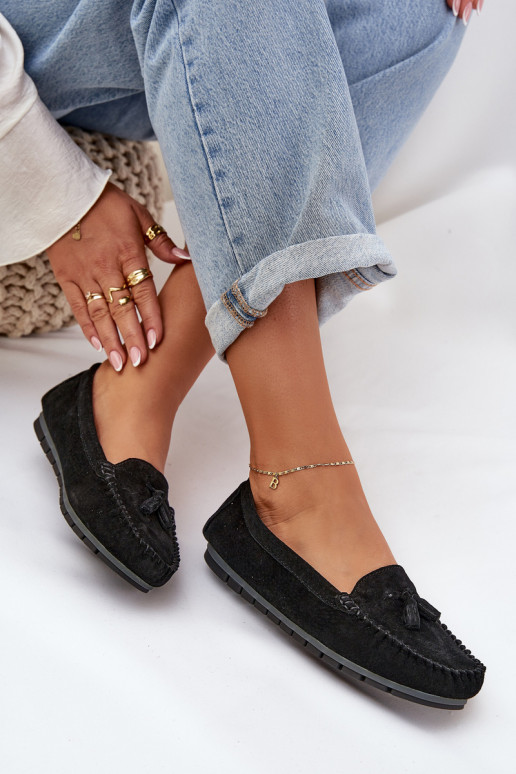 Pealiste korter Klassikalised seemisnahast mokassiinid S.Barski LR51-548 msuud