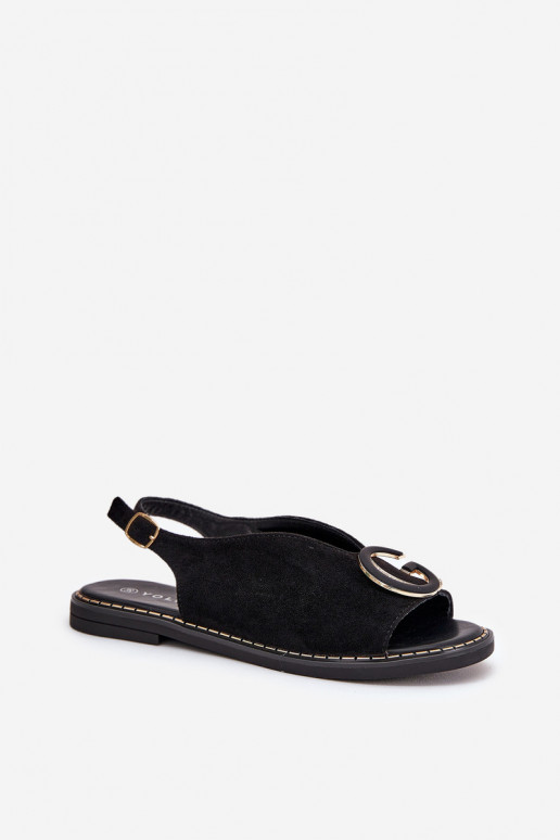 Sellel ondalad sandaalid kaunistustega msuud Haliones Sellel ondalad sandaalid kaunistustega msuud Haliones