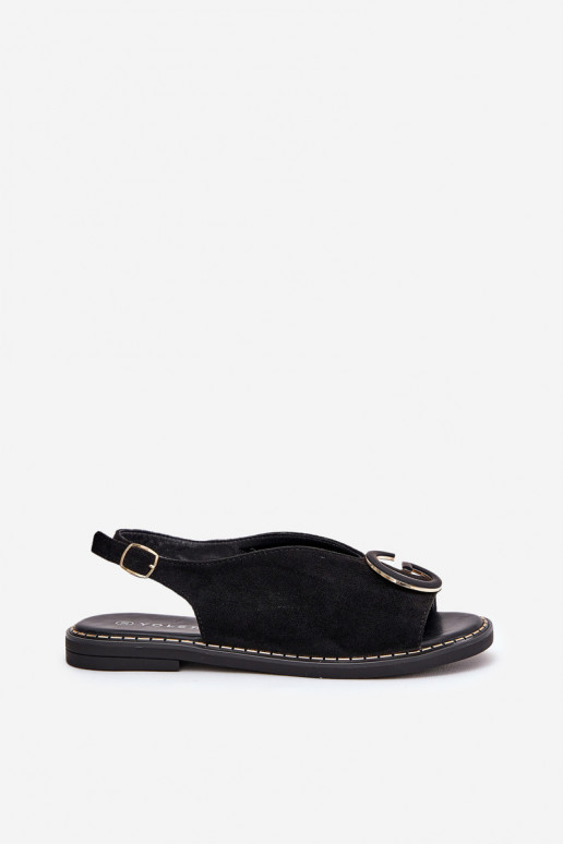 Sellel ondalad sandaalid kaunistustega msuud Haliones Sellel ondalad sandaalid kaunistustega msuud Haliones