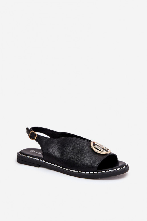 sileda tallaga Elegantsed sandaalid kaunistustega msuud Iseliria sileda tallaga Elegantsed sandaalid kaunistustega msuud Iseliria