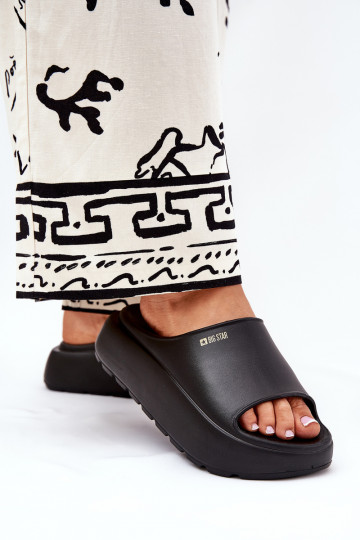 Kerged rannaplätud naiste plätud platvormiga Big Star RR274A567 msuud 2