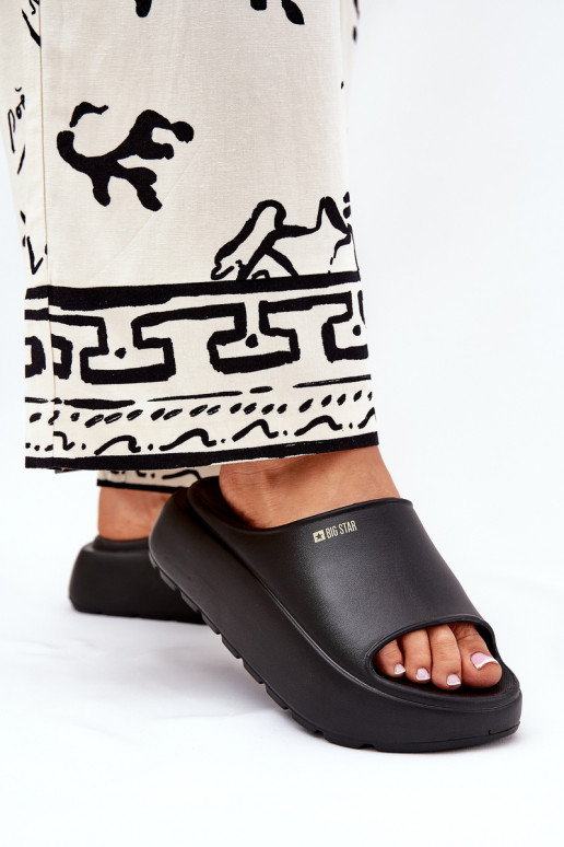 Kerged rannaplätud naiste plätud platvormiga Big Star RR274A567 msuud