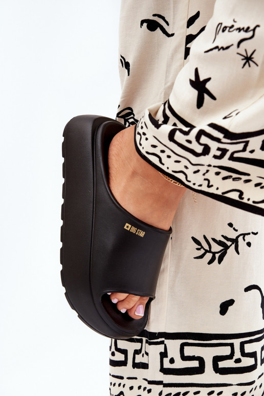 Kerged rannaplätud naiste plätud platvormiga Big Star RR274A567 msuud