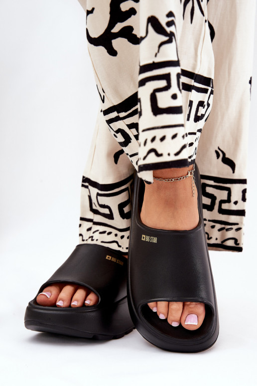 Kerged rannaplätud naiste plätud platvormiga Big Star RR274A567 msuud