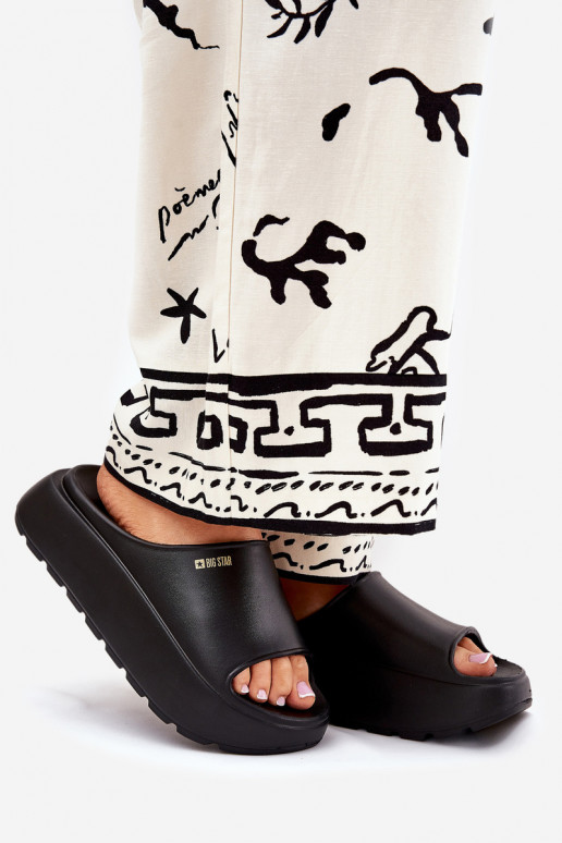 Kerged rannaplätud naiste plätud platvormiga Big Star RR274A567 msuud