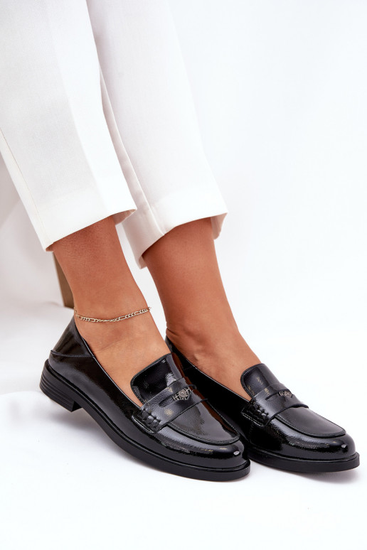 Elegantsed Lakitud mokassiinid Pealiste omad Z Pealturalnej Skóry Vinceza 18100 msuud Elegantsed Lakitud mokassiinid Pealiste omad Z Pealturalnej Skóry Vinceza 18100 msuud