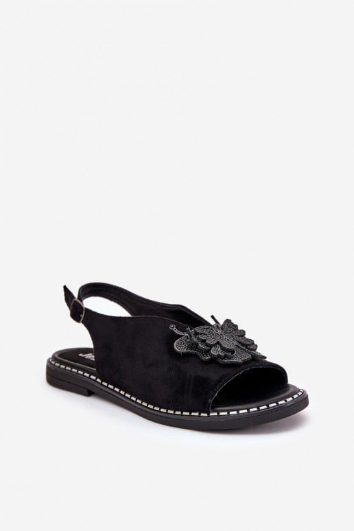 Pealistesandaalid laiade nööridega kaunistustega msuud Setorina Pealistesandaalid laiade nööridega kaunistustega msuud Setorina