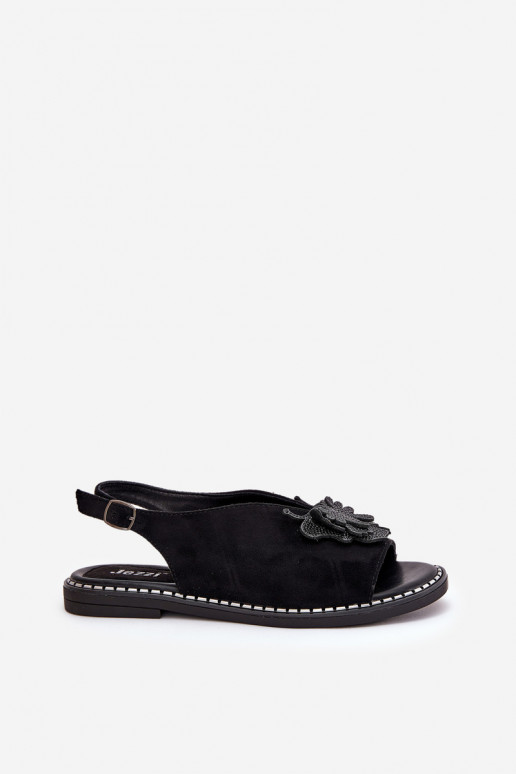 Pealistesandaalid laiade nööridega kaunistustega msuud Setorina Pealistesandaalid laiade nööridega kaunistustega msuud Setorina