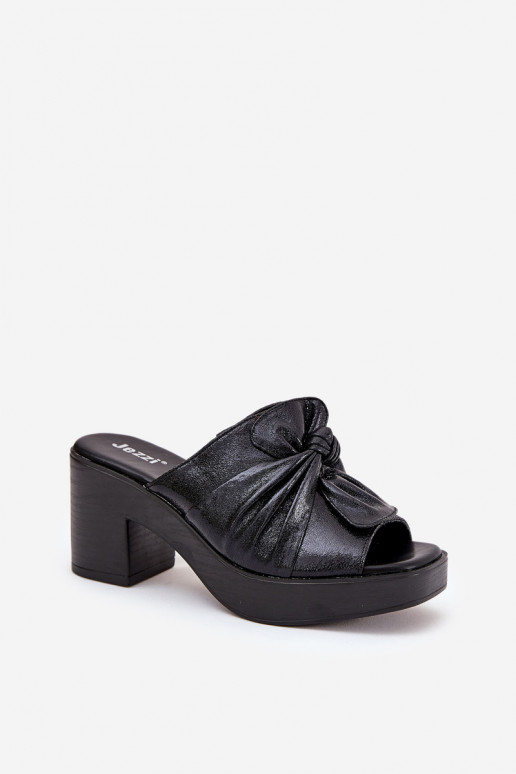 naiste plätud kõrge jämeda kontsaga eko-nahast msuud Kikilla naiste plätud kõrge jämeda kontsaga eko-nahast msuud Kikilla