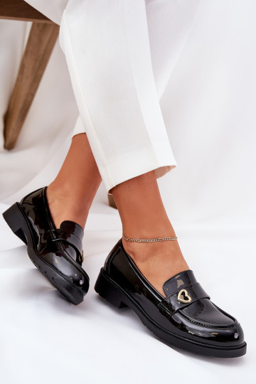 Lakitud mokassiinid Pealiste omad Südamega S.Barski HY51-379 msuud