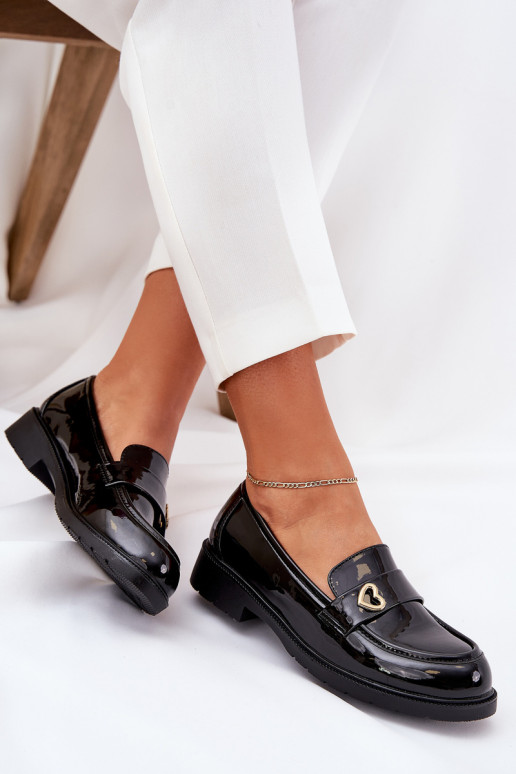 Lakitud mokassiinid Pealiste omad Südamega S.Barski HY51-379 msuud Lakitud mokassiinid Pealiste omad Südamega S.Barski HY51-379 msuud