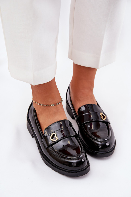 Lakitud mokassiinid Pealiste omad Südamega S.Barski HY51-379 msuud Lakitud mokassiinid Pealiste omad Südamega S.Barski HY51-379 msuud