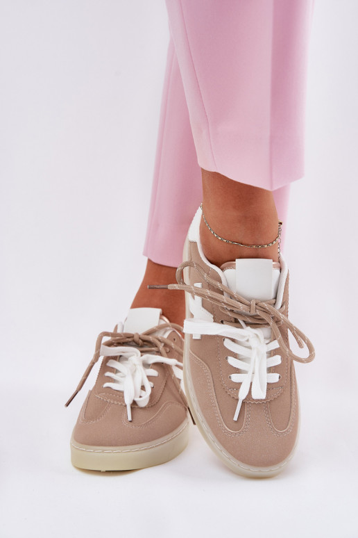 Sellel ondal spordijalatsid Pealiste omad beeži värvi Zelevelis Sellel ondal spordijalatsid Pealiste omad beeži värvi Zelevelis