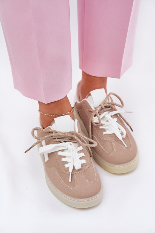 Sellel ondal spordijalatsid Pealiste omad beeži värvi Zelevelis Sellel ondal spordijalatsid Pealiste omad beeži värvi Zelevelis