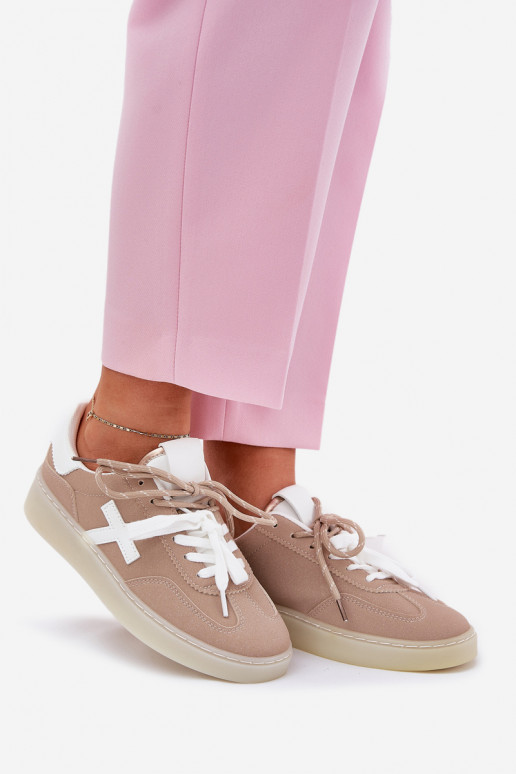 Sellel ondal spordijalatsid Pealiste omad beeži värvi Zelevelis Sellel ondal spordijalatsid Pealiste omad beeži värvi Zelevelis