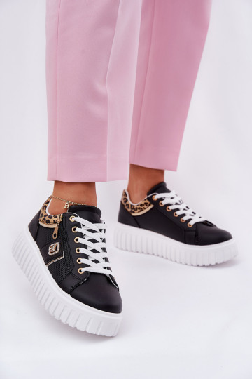 spordijalatsid Pealiste omad platvormiga eko-nahast leopardimustriga msuud Velionna 2