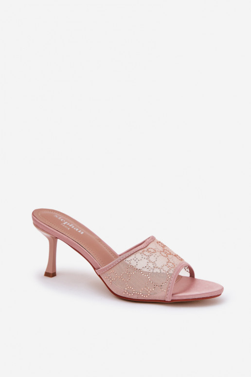 Kaunistustega Sussid kõrge jämeda kontsaga Szampańskie Ennoriel Kaunistustega Sussid kõrge jämeda kontsaga Szampańskie Ennoriel