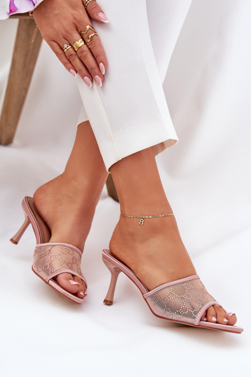 Kaunistustega Sussid kõrge jämeda kontsaga Szampańskie Ennoriel Kaunistustega Sussid kõrge jämeda kontsaga Szampańskie Ennoriel