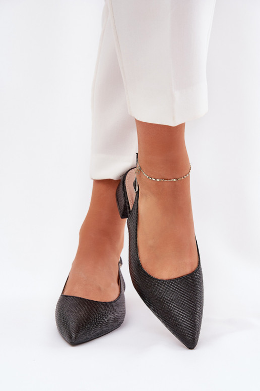 mustriga sandaalid Pealiste omad Peal Õrnm Obcasie msuud Jorela