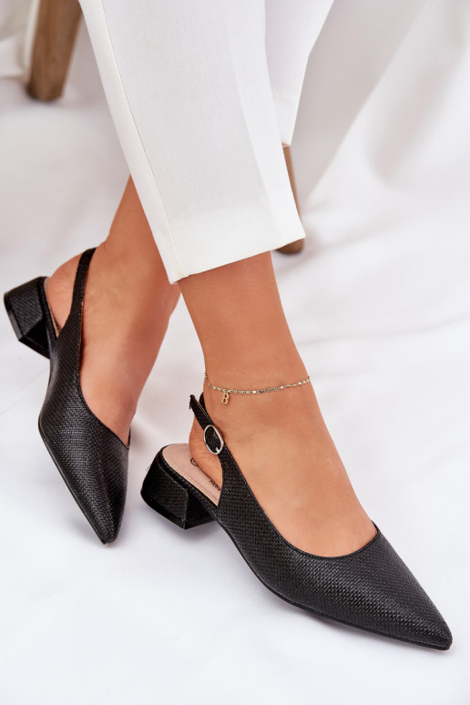 mustriga sandaalid Pealiste omad Peal Õrnm Obcasie msuud Jorela