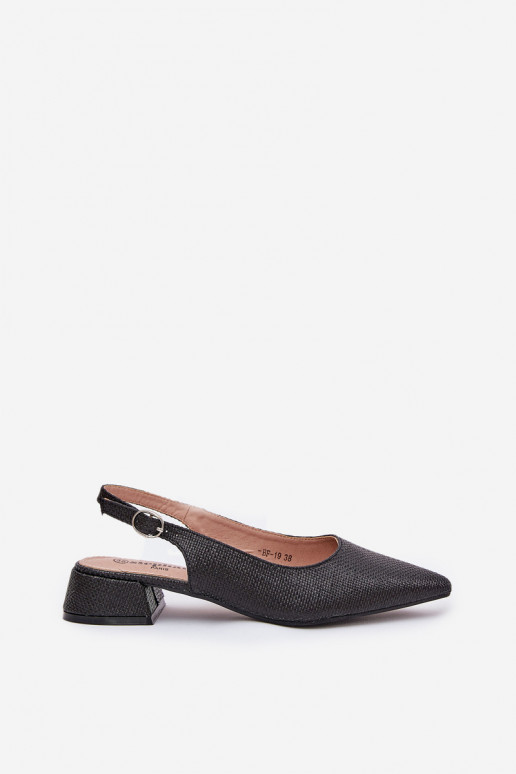 mustriga sandaalid Pealiste omad Peal Õrnm Obcasie msuud Jorela