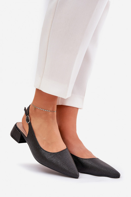 mustriga sandaalid Pealiste omad Peal Õrnm Obcasie msuud Jorela